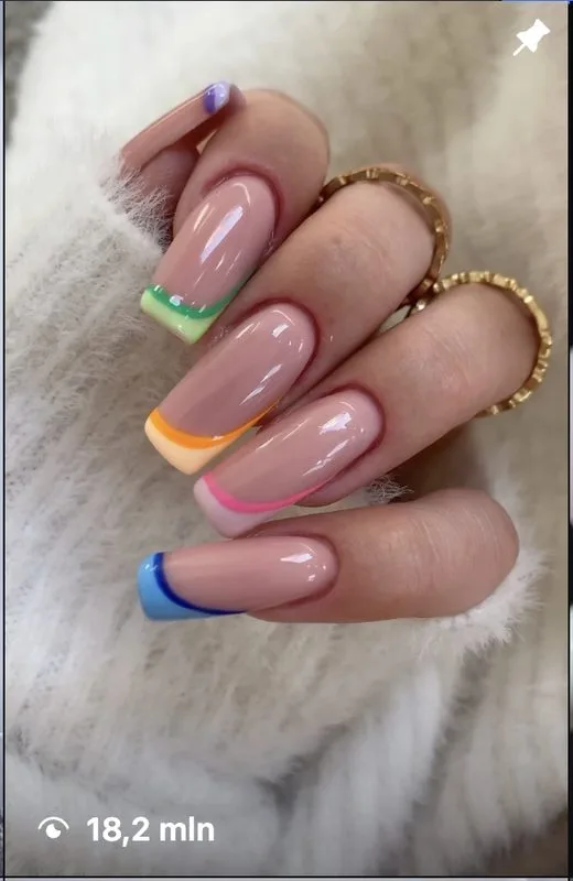 Zrzut ekranu z konta @paulinnneczka_nails: 18,2 mln wyświetleń